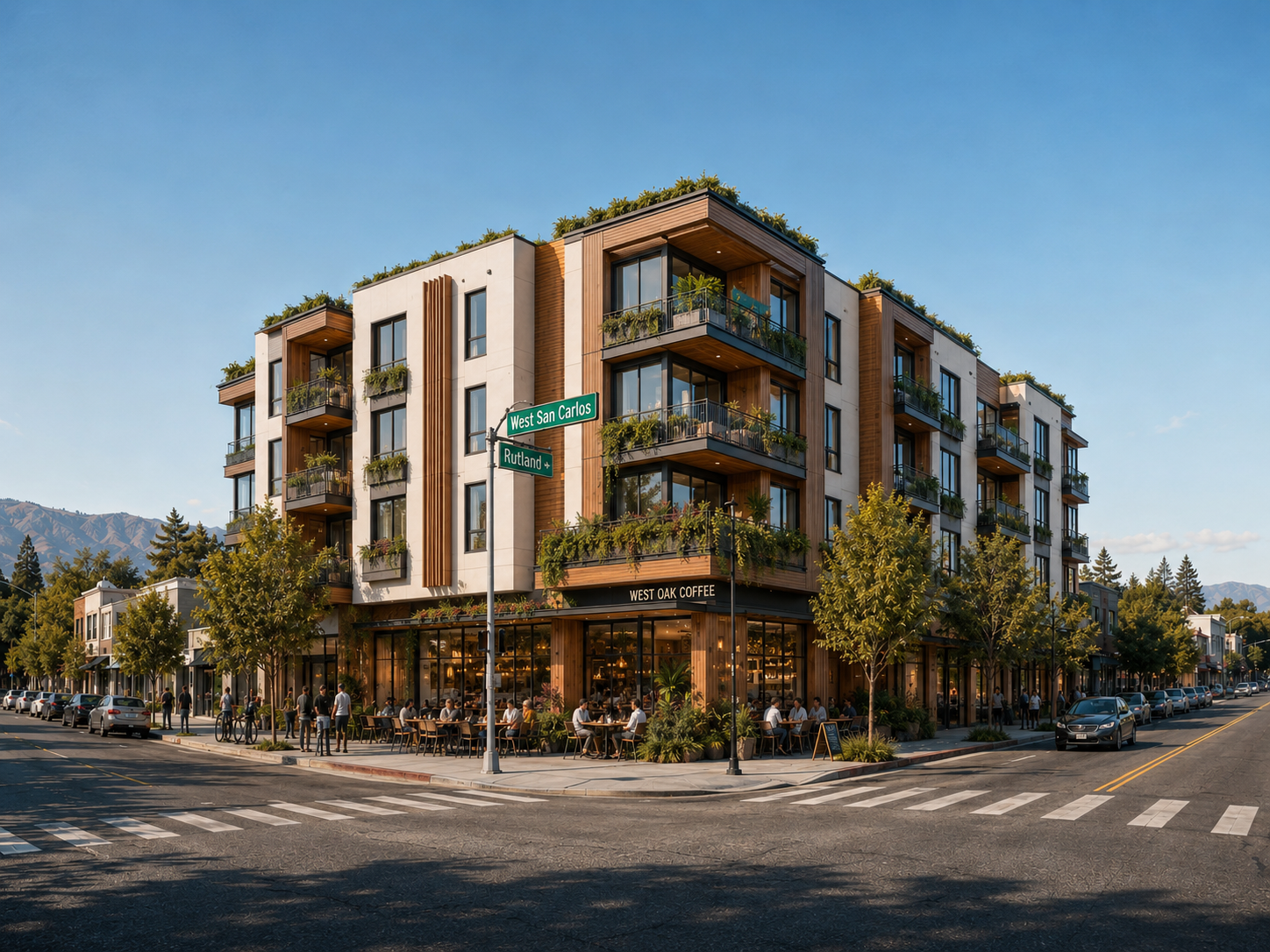 Mixed-use infill concept at 1828 West San Carlos Street